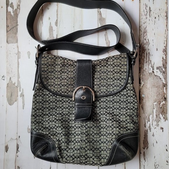 Coach Handbags - Coach Buckle Flap Shoulder Bag